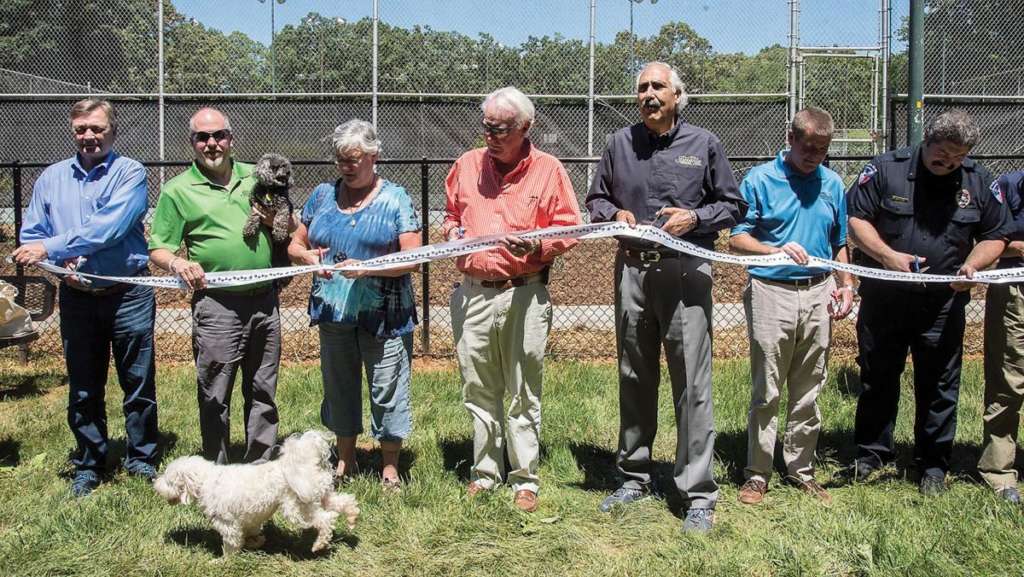 Grand opening of Caldwell Dog Park in Statesville, NC